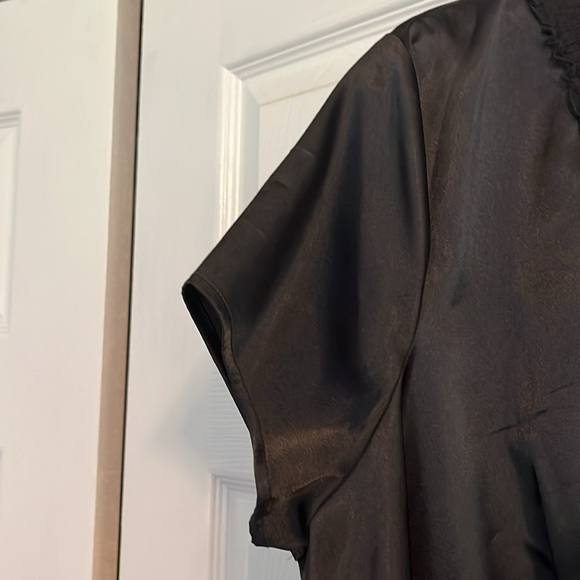 Carol Little black satin camisole size 1X NWT - Picture 4 of 7